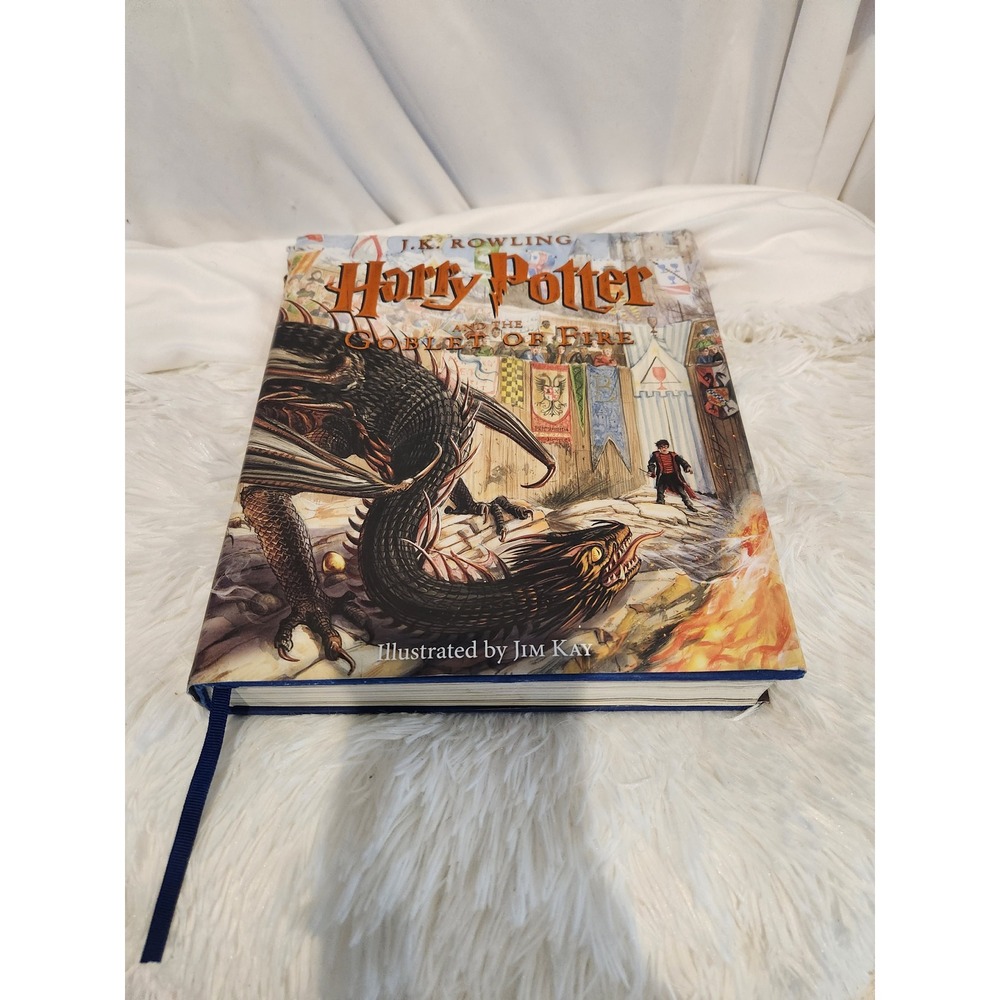 Harry Potter and the Goblet of Fire Illustrated Edition Jim Kay Hardcover Book